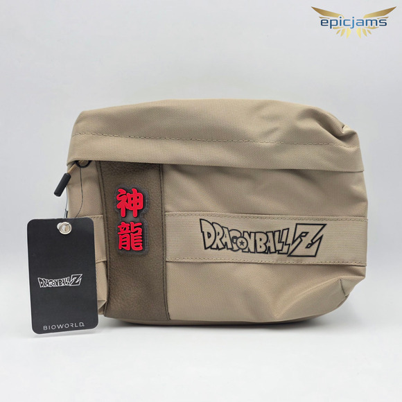 Dragon Ball Z Shenron Dragon Toiletry Brown Bag New - Picture 2 of 3